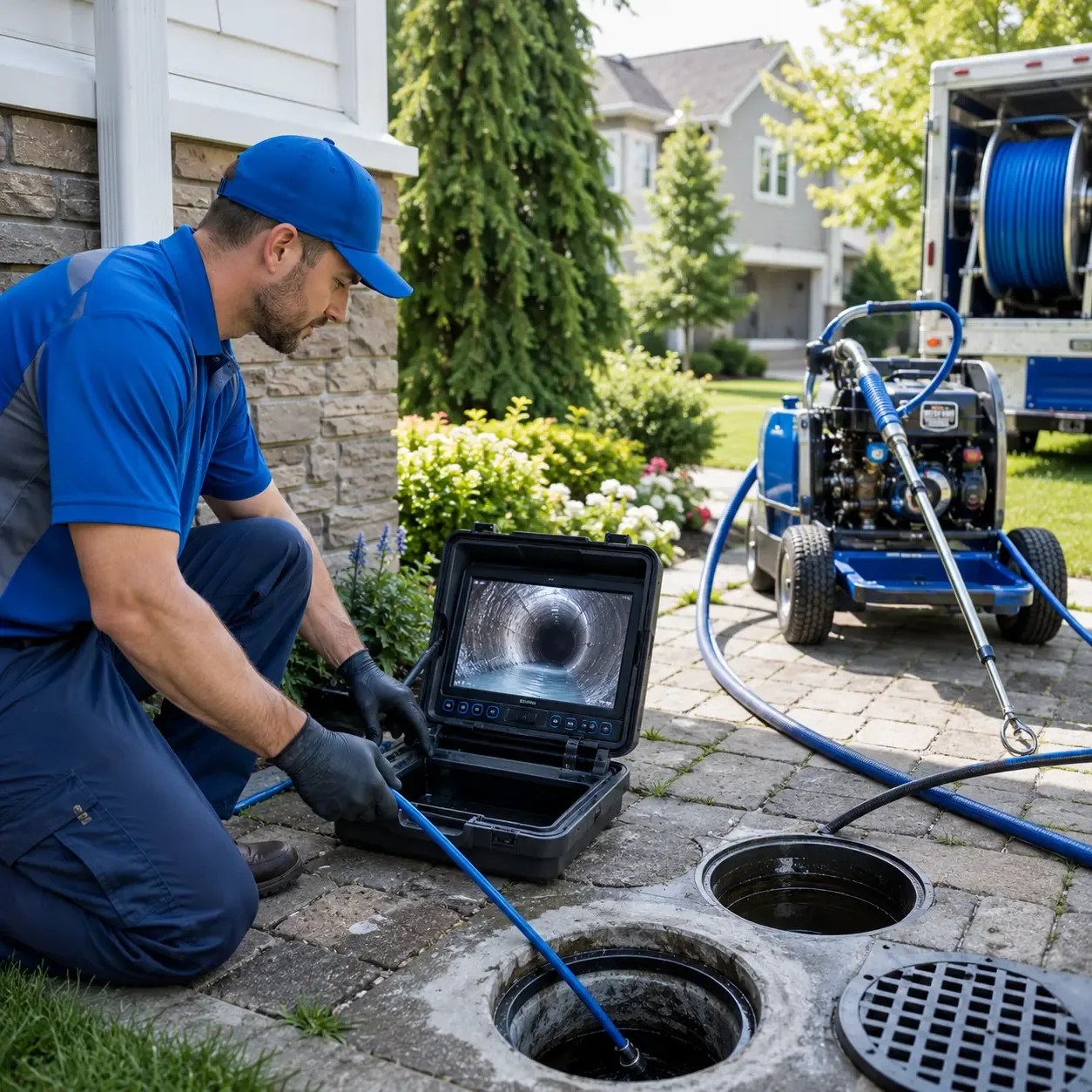 Outdoor drain cleaning professionals serving Jewett, TX